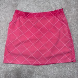 Coral Bay Pink Golf/Tennis skort with built in shorts, Size 16